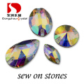 Dongzhou Flat Back Sew on China Flat Crystal Beads